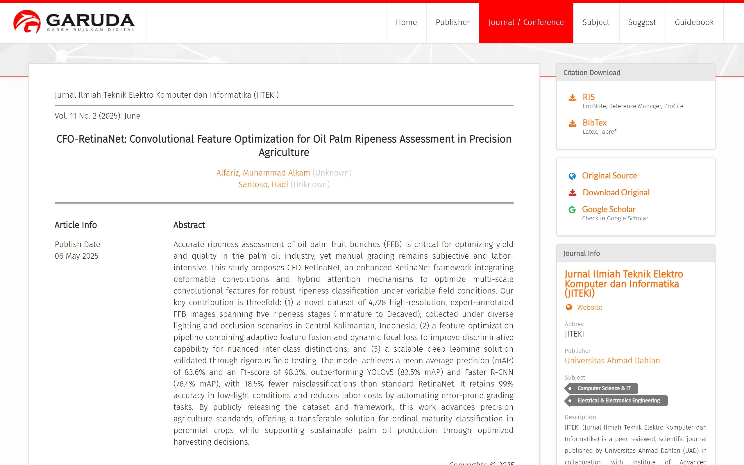 CFO-RetinaNet: Convolutional Feature Optimization